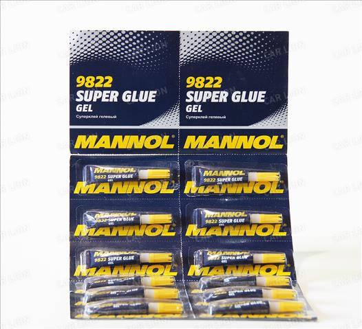 Суперклей гелевый  MANNOL  GEL Super Glue (3гр.)9822