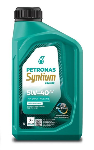 Масло мотор. 5W40 PETRONAS SYNTIUM PRIME AV  1л (1*12)