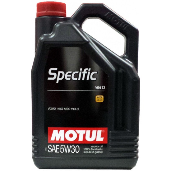 Масло мотор. MOTUL  SPECIFIC FORD 913 D 5W30  5л (1*4шт)