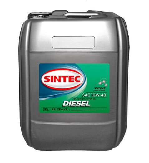 Масло мотор. 10W40  SINTEC Diesel SAE API CF-4/CF/SJ  (20л)