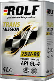 Масло трансм. ROLF Transmission SAE 75W90 API GL-4 4л (1*4шт) Масло трансм. ROLF Transmission SAE 75W90 API GL-4 4л (1*4шт)