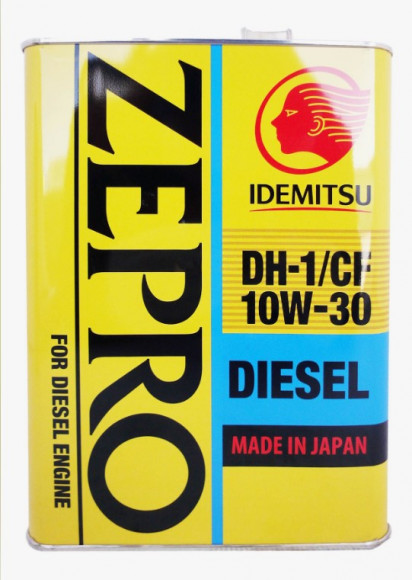 Масло мотор. 10W30 IDEMITSU Zepro Diesel DH-1/CF (4 л.) металл (1*6 шт.)