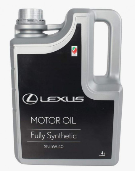 Масло мотор. 5W40 Toyota Lexus Motor Oil SN (4 л.) 1*4 шт.