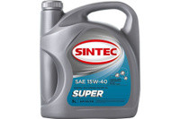 Масло мотор. SINTEC SUPER SAE 15W40 API SG/CD 5л (1*4шт)