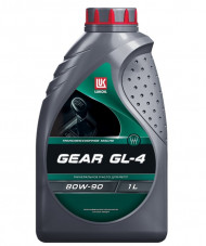 Масло трансм. 80W90 GEAR ЛУКОЙЛ GL-4  (1л) 1*12шт
