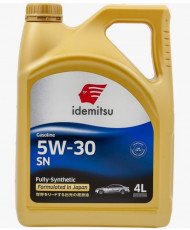 Масло мотор.  5W30 IDEMITSU API SN ILSAC GF-5 (синт.) (4 л.) пластик 1*6 шт.