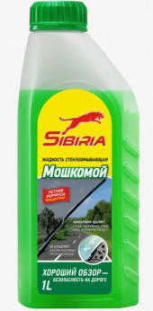 Летний омыватель стекол SIBIRIA  "Мошкомой" концентрат 1л 1*12шт