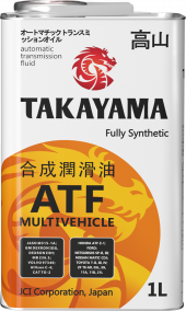 Масло трансмиссионное TAKAYAMA  ATF Multivechicle    1л Масло трансмиссионное TAKAYAMA  ATF Multivechicle    1л