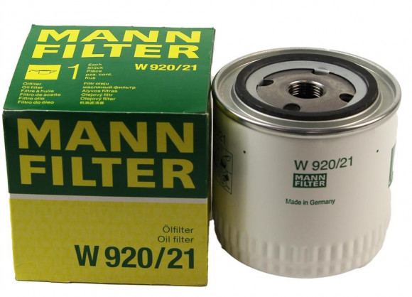 Фильтр масляный ВАЗ-2101-07 (MANN) (W920/21) коробка 1*1шт.
