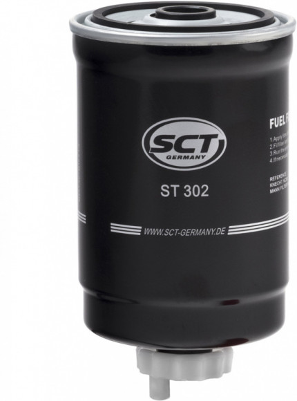 Фильтр топливный SCT ST 302-GAZ GAZELLE 2.4D -01/CITR JUMPER/FIAT DUCATO/PEU BOXER/IVECO DAILY II/II