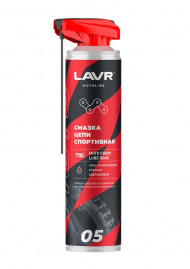 Ln7705 Смазка цепи Спортивная, LAVR MOTO аэрозоль 520 мл (12шт)