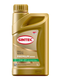 Масло мотор. SINTEC PREMIUM 9000 SAE 0W20 API SN Plus, С5 (1л) 1*12шт Масло мотор. SINTEC PREMIUM 9000 SAE 0W20 API SN Plus, С5 (1л) 1*12шт