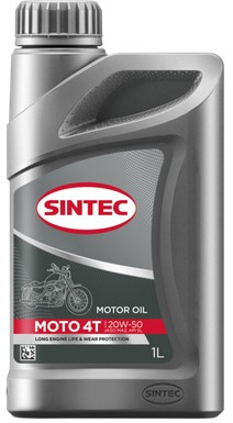 Масло мотор. SINTEC MOTO 4T 20W-50 SL/CF MA2 (1л) 1*12шт