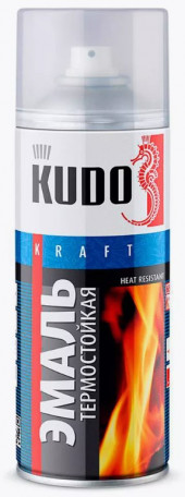 KUDO Эмаль Термостойкая Черная для мангалов 5122 (1*12шт) KUDO Эмаль Термостойкая Черная для мангалов 5122 (1*12шт)