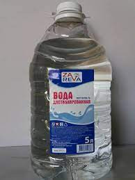 Вода дистиллированная  (5л) "ZAREVA" 1*2 шт.