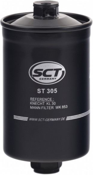 Фильтр топливный SCT ST 305-GAZ VOLGA ZMZ-406 (Резьба-M14/M12)/FORD SIERRA/SCORPIO/GRANADA