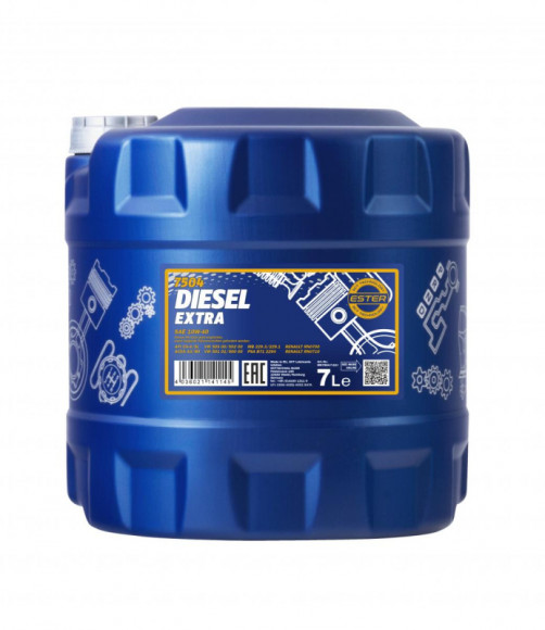 Масло мотор.10W40 MANNOL 7504 Diesel Extra ACEA B4/A3 API CH-4/SL (7л.)