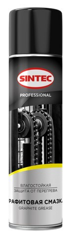 Sintec Смазка графитовая GRAPHITE GREASE Sintec аэрозоль 400 мл (1*12шт) Sintec Смазка графитовая GRAPHITE GREASE Sintec аэрозоль 400 мл (1*12шт)