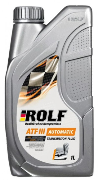 Масло трансм. ROLF ATF III  (1л) пластик  1*12шт