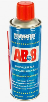 Смазка многоцелевая проникающая ABRO Masters (450 мл.) 1*12 шт. (AB8RE)