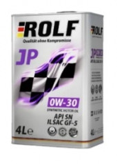 Масло мотор. ROLF JP SAE 0W30  ILSAC GF5/API SN (4 л) 1*4шт Масло мотор. ROLF JP SAE 0W30  ILSAC GF5/API SN (4 л) 1*4шт