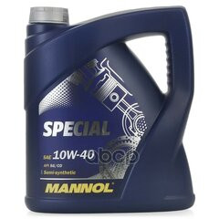 Масло мотор.10W40 MANNOL 7509 Special ACEAА3/В4 API SG/CD (5л.) 1*4шт.