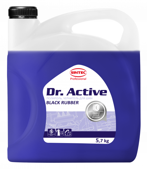 Sintec Полироль для шин Dr.Active "Black Rubber" 5,7кг