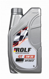 Масло мотор. ROLF GT SAE 5W30 ACEA  A3/B4 ПЛАСТИК 1л(1*12шт) Масло мотор. ROLF GT SAE 5W30 ACEA  A3/B4 ПЛАСТИК 1л(1*12шт)