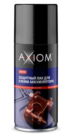 A9701p Защитный лак для клемм аккумулятора AXIOM 210 мл 1*12шт