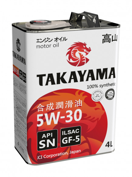 Масло моторное Takayama SAE 5W-40 SN/CF 4л Масло моторное Takayama SAE 5W-40 SN/CF 4л