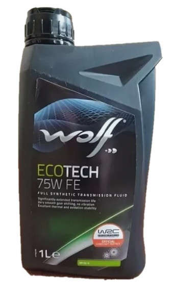 Масло трансм. WOLF ECOTECH 75W FE . 1л