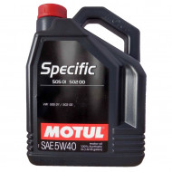 Масло мотор. MOTUL SPECIFIC VW 502/505/505.01 5W40 5л (1*4шт) Масло мотор. MOTUL SPECIFIC VW 502/505/505.01 5W40 5л (1*4шт)