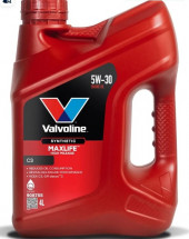 Масло мотор.  5W30 Valvoline MAXLIFE C3 SN/CF C3 пластик (4 л.) 1*4 шт. Масло мотор.  5W30 Valvoline MAXLIFE C3 SN/CF C3 пластик (4 л.) 1*4 шт.