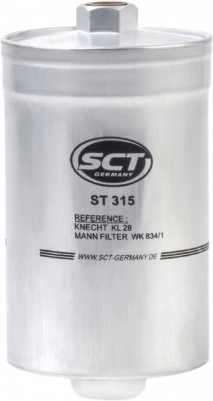Фильтр топливный SCT ST 315- AUDI A80/A100/A6 -97