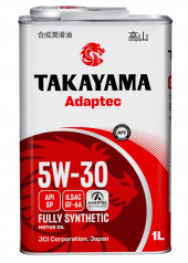 Масло мотор.  5W30 TAKAYAMA  Adaptec GF-6A SP 1л (1*12шт) Масло мотор.  5W30 TAKAYAMA  Adaptec GF-6A SP 1л (1*12шт)
