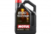 Масло мотор. 5W30 MOTUL 8100 ECO-CLEAN SN C2 пластик (5 л.) 1*4 шт. Масло мотор. 5W30 MOTUL 8100 ECO-CLEAN SN C2 пластик (5 л.) 1*4 шт.