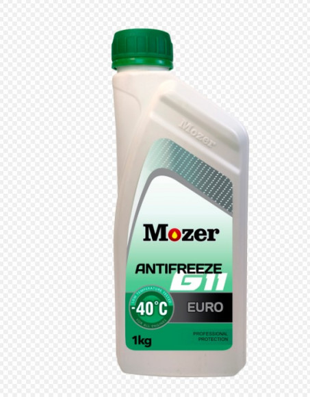 Антифриз MOZER G11 EURO зеленый   1кг (12шт)