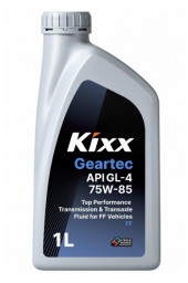 Масло трансм. 75W85 Kixx Geartec FF GL-4  пластик (1 л.) 1*12 шт.