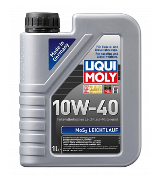 Масло мотор. Liqui Moly 10W40 MoS2-LF  SL/CF 60л. (п/син)