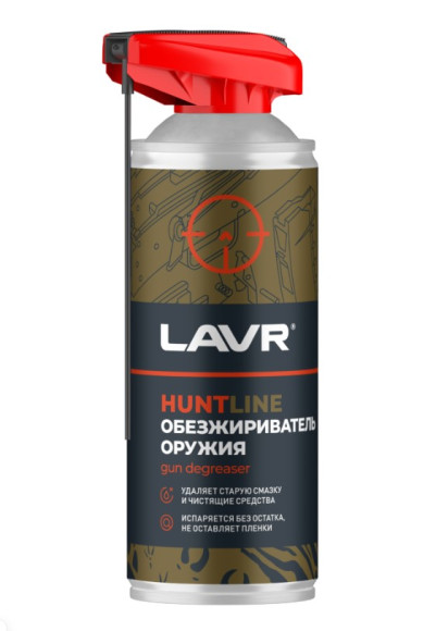 Ln3810 Обезжириватель оружия LAVR HUNTLINE (520 мл)