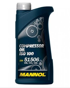 Масло компрес. MANNOL 2902 Compressor Oil ISO 100 (1л.) 1*20шт.