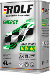 АКЦИЯ Масло мотор. 10W40 ROLF Energy SL/CF Акция 4л по цене 3л   (4л) 1*4шт АКЦИЯ Масло мотор. 10W40 ROLF Energy SL/CF Акция 4л по цене 3л   (4л) 1*4шт