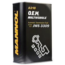 Трансм. синтетич. масло MANNOL 8218 O.E.M. Multivehicle JWS 3309 (4л.) metal 1*4шт.