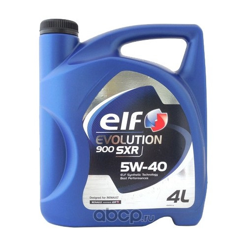 Масло мотор.  5W40 ELF Evolution 900 SXR API SN/CF ACEA A3/B4 пластик (4 л.) 1*3 шт.