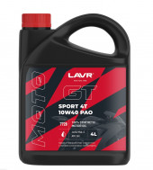 Ln7728 Масло мотор. 4T 10W40 SN GT SPORT, LAVR MOTO 4 л 1*4шт Ln7728 Масло мотор. 4T 10W40 SN GT SPORT, LAVR MOTO 4 л 1*4шт