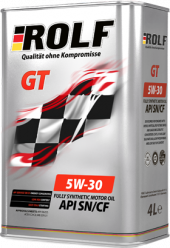 АКЦИЯ Масло мотор.  5W30 ROLF GT C3 SN/CF Акция 4л по цене 3л  (4л) 1*4шт АКЦИЯ Масло мотор.  5W30 ROLF GT C3 SN/CF Акция 4л по цене 3л  (4л) 1*4шт