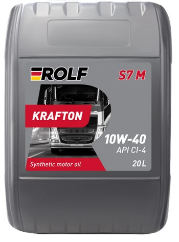 Масло мотор. ROLF KRAFTON S7 M SAE 10W40 (ACEA E4/Е7) (ПЛАСТИК)  20л