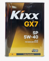 Масло мотор.  5W40 Kixx GX7 SP металл (4 л.) 1*4 шт.