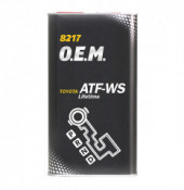 Масло трансм. ATF WS MANNOL 8217 O.E.M.Toyota Lexus синтет (4л.) metal 1*4шт. Масло трансм. ATF WS MANNOL 8217 O.E.M.Toyota Lexus синтет (4л.) metal 1*4шт.