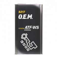 Масло трансм. ATF WS MANNOL 8217 O.E.M.Toyota Lexus синтет (4л.) metal 1*4шт.